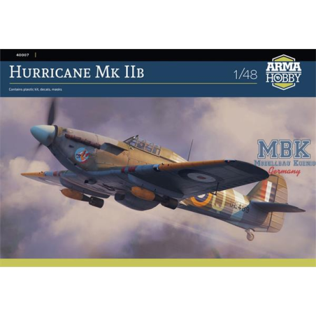 Maqueta  Hawker Hurricane Mk IIb 1/48