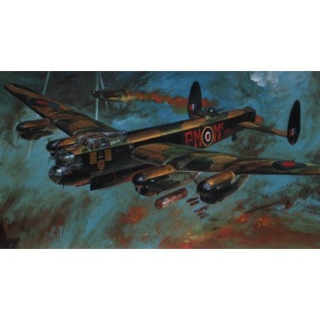 Maqueta Avro Lancaster B.Mk.I/III. Contains pre-painted canopy.