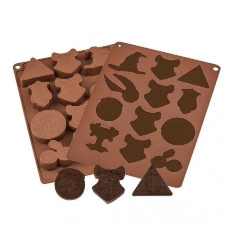  Harry Potter Molde de chocolates / Cubitos Logos