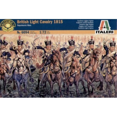 Figuras históricas Napoleonic Wars British Light Cavalry 1815