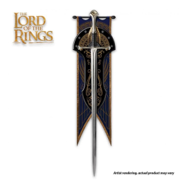 Réplicas: 1:1 El Señor de los Anillos Réplica 1/1 Espada Anduril Espada del Rey Elessar Edición Colección Museo 134cm