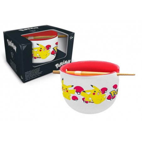  POKEMON - Pikachu - Ramen Bowl with Chopstick - 450ml