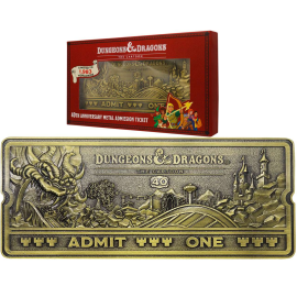 Réplicas: 1:1 Dungeons & Dragons: The Cartoon - 40th Anniversary Rollercoaster Ticket Replica