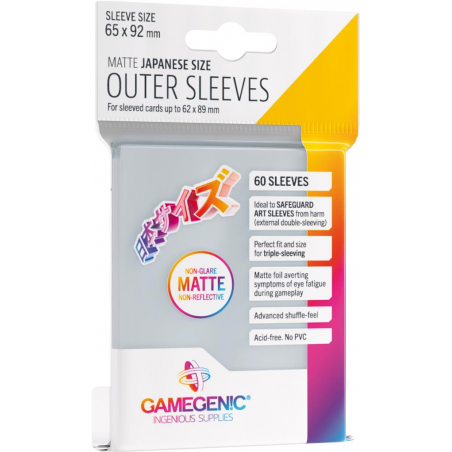  GG : Outer Sleeves Matte Japanese Size