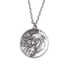 The Witcher replica 1/1 Wolf Medallion Necklace