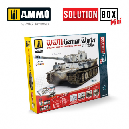 Pinturas  SOLUTION BOX MINI HOW TO PAINT WWII GERMAN WINTER VEHICLES