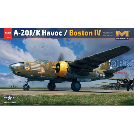 Maqueta  Douglas A-20J/K Havoc / Boston IV