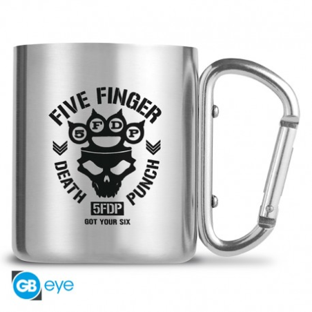 FIVE FINGER DEATH PUNCH - Carabiner mug - Got Your Six - with box x2
