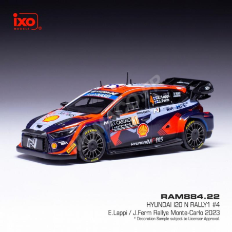 Miniatura  HYUNDAI I20 N 4 LAPPI/FERM RALLYE WRC1 MONTE CARLO 2023