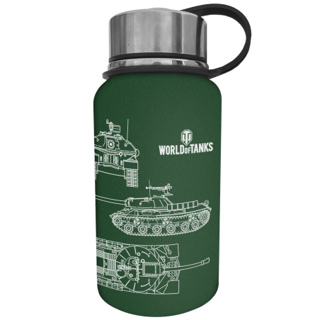  World of Tanks Thermos 650ml green