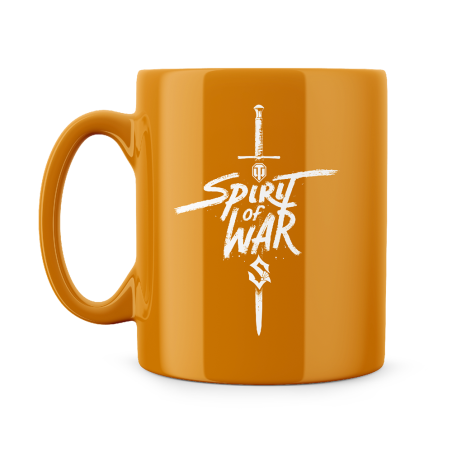  Wargaming World of Tanks - Sabaton Sword Mug Limited Edition Orange