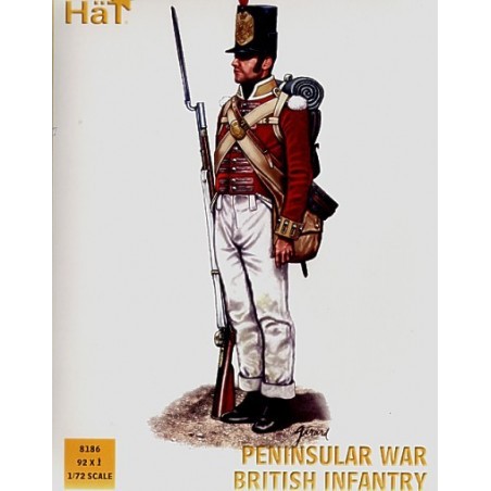 HAT8186 Peninsular War British Infantry x 92 figures per box